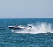 Speedboat fun on Lake Michigan